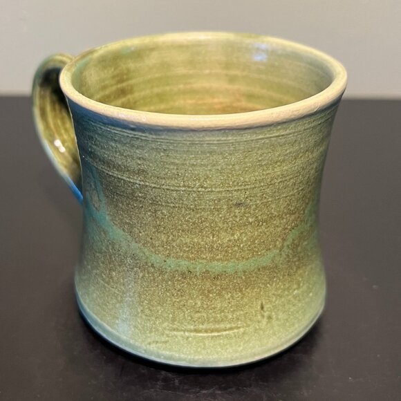 Common Grounds Coffee Shop Handcrafted Black Oak Art Pottery Mug ~ Waco, Texas - Picture 7 of 13